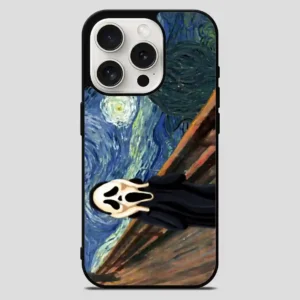 The Starry Night Scream iPhone 15 Pro Max Case