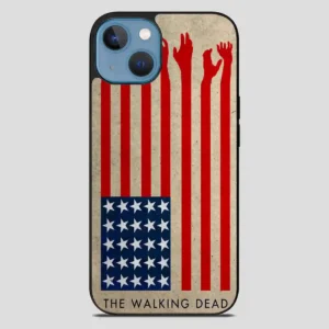 The Walking Dead America Flag iPhone 13 Case
