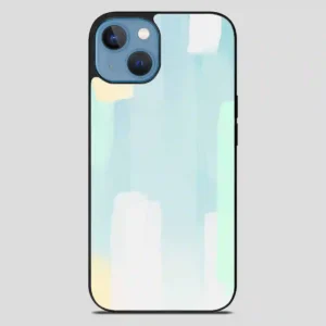 These Cool Toned Brush Strokes iPhone 13 Case