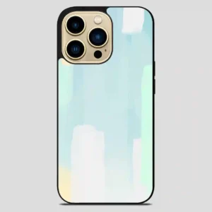 These Cool Toned Brush Strokes iPhone 14 Pro Max Case