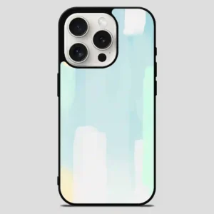 These Cool Toned Brush Strokes iPhone 15 Pro Max Case