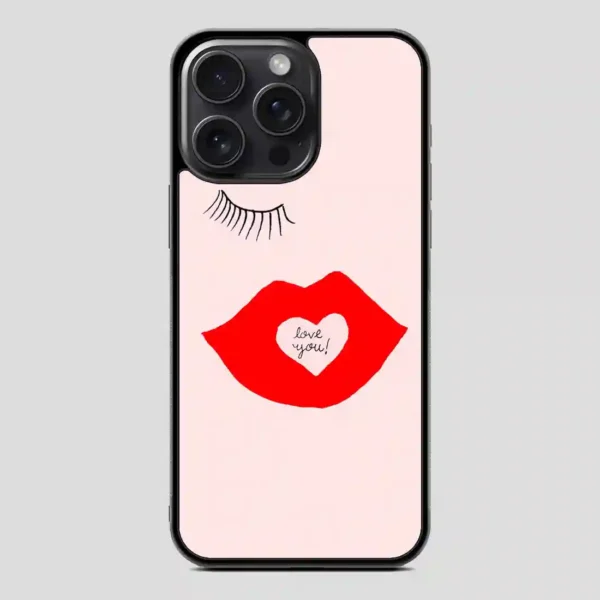 This Flirty Minimalist Message iPhone 15 Pro Case