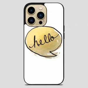 This Golden Greeting iPhone 14 Pro Max Case