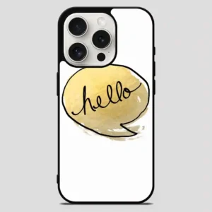 This Golden Greeting iPhone 15 Pro Max Case