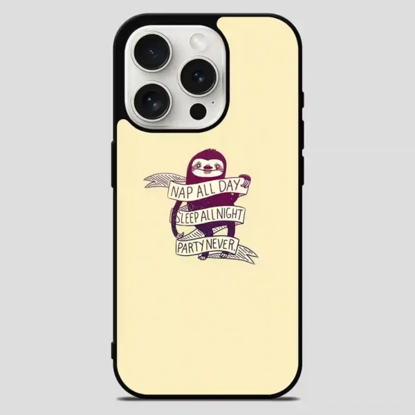 This Role Model Sloth iPhone 15 Pro Max Case