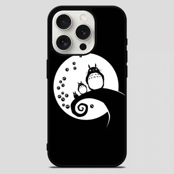 Totoro Black Style iPhone 15 Pro Max Case