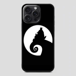 Totoro Black Style Vintage iPhone 15 Pro Case
