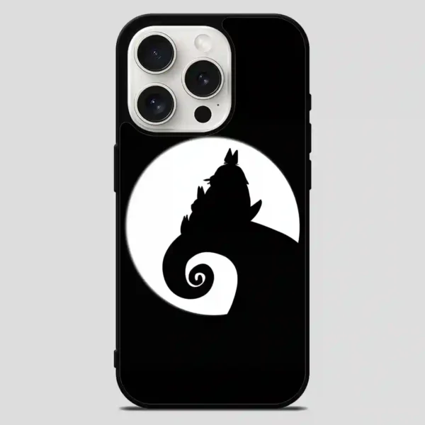 Totoro Black Style Vintage iPhone 15 Pro Max Case