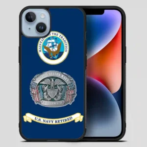 Us Navy Retired iPhone 14 Plus Case