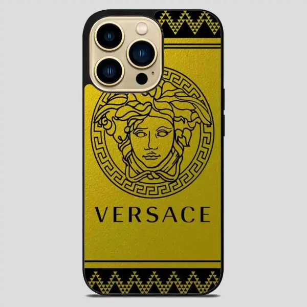 Versace Gold iPhone 14 Pro Max Case