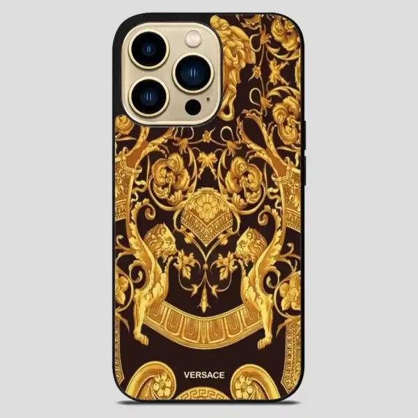 Versace Golden iPhone 14 Pro Max Case