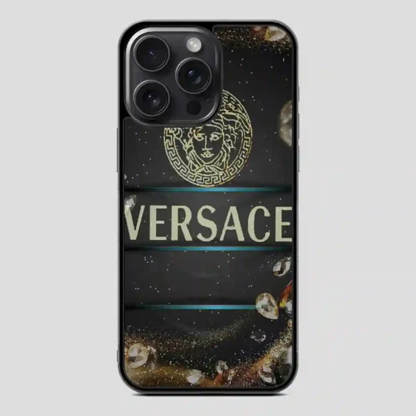 Versace Shelves iPhone 15 Pro Case