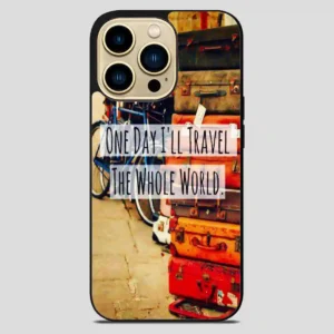 Vintage Travel Quote iPhone 14 Pro Max Case