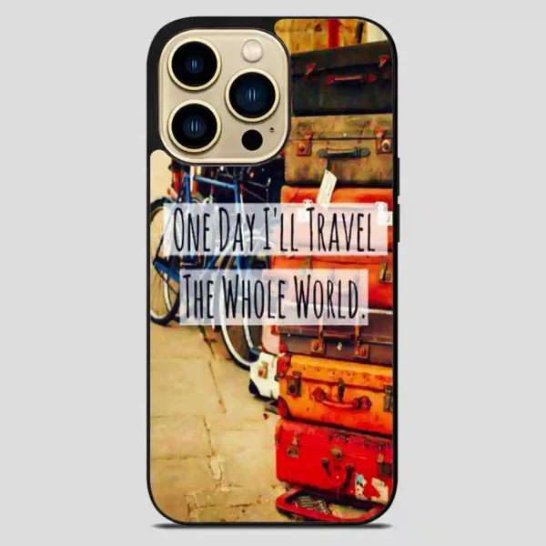 Vintage Travel Quote iPhone 14 Pro Max Case