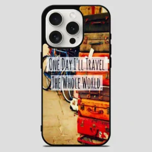 Vintage Travel Quote iPhone 15 Pro Max Case