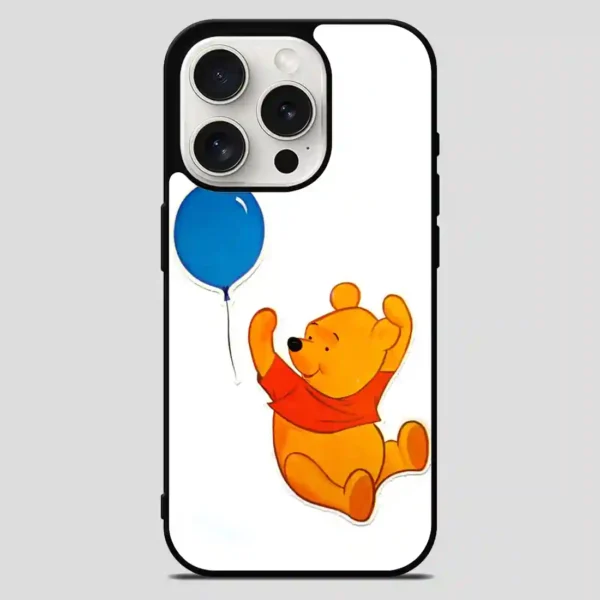 Vintage Winnie The Pooh Balloon iPhone 15 Pro Max Case