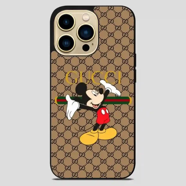 Wallpaper Gucci Micky iPhone 14 Pro Max Case