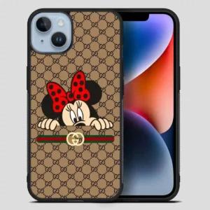 Wallpaper Gucci Minnie Mouse iPhone 14 Plus Case