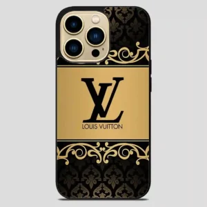 Wallpaper Lv Golden iPhone 14 Pro Max Case
