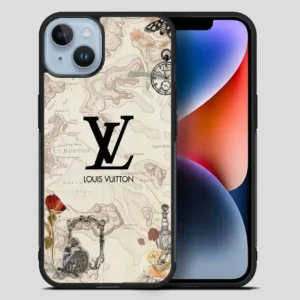 Wallpaper Lv Maps iPhone 14 Plus Case
