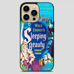 Walt Disney Sleeping Beauty Poster iPhone 14 Pro Max Case