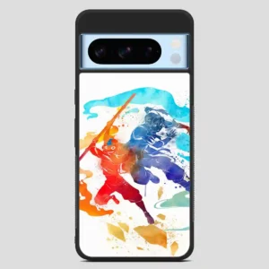 Watercolor Avatar Aang And Korra The Last Airbender The Legend Of Korra Google Pixel 8 Pro Case