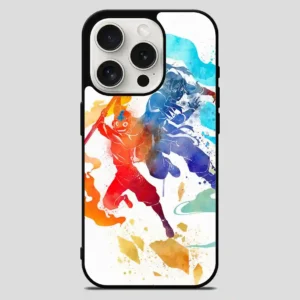 Watercolor Avatar Aang And Korra The Last Airbender The Legend Of Korra iPhone 15 Pro Max Case