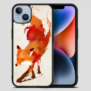 Watercolor Fox iPhone 14 Plus Case