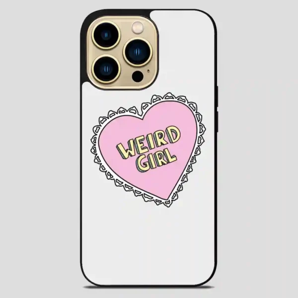 Weird Girl Heart iPhone 14 Pro Max Case