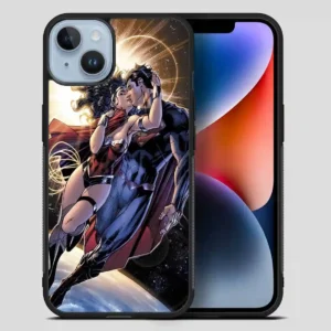 Wonder Woman Kiss Superman iPhone 14 Plus Case