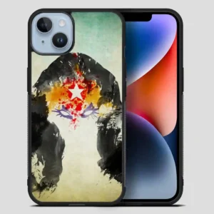 Wonder Woman Painting Watercolor iPhone 14 Plus Case