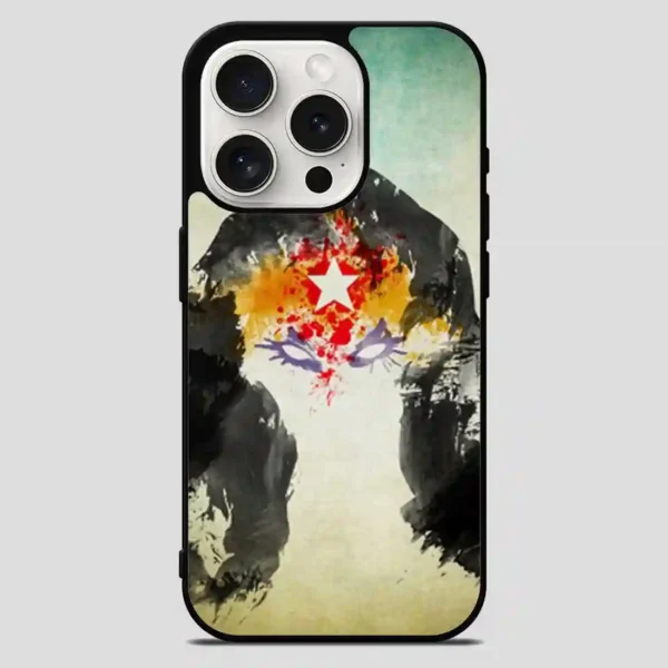 Wonder Woman Painting Watercolor iPhone 15 Pro Max Case