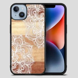 Wood Mandala iPhone 14 Plus Case