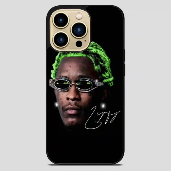 Young Thug Green iPhone 14 Pro Max Case
