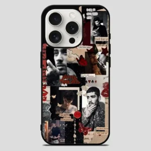 Zayn Malik Handcraft iPhone 15 Pro Max Case