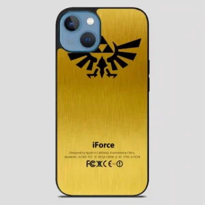 Zelda Force Logo On Gold Iforce iPhone 13 Case