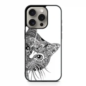 Zentangle Cat iPhone Series Cases
