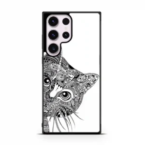 Zentangle Cat Samsung Galaxy All Series Cases