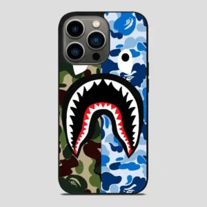 A Bathing Ape Blue Shark iPhone 13 Pro Case