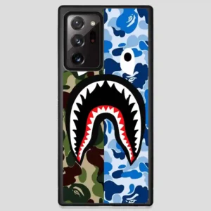 A Bathing Ape Blue Shark Samsung Galaxy Note 20 Ultra Case
