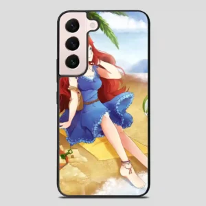 A Day At The Beach Samsung Galaxy S22 FE Case