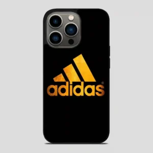 Adidas Black Brown Logo iPhone 13 Pro Case