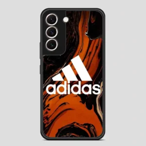 Adidas Brown Marbel Samsung Galaxy S22 Case