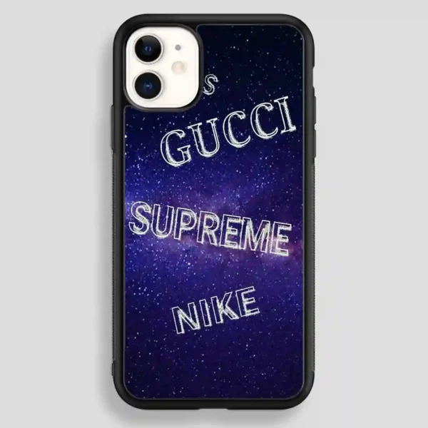 Adidas Gucci Supreme Nike Galaxy iPhone 12 Case