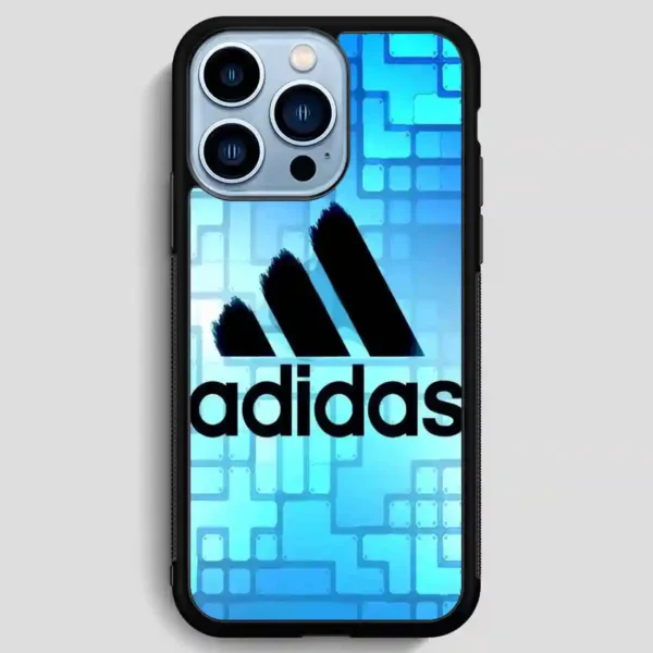 Adidas Logo Blue iPhone 13 Pro Max Case