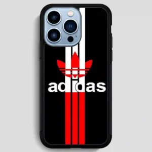 Adidas Logo Read Black Simple iPhone 13 Pro Max Case