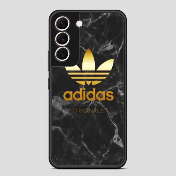 Adidas Marble Gold Samsung Galaxy S22 Case