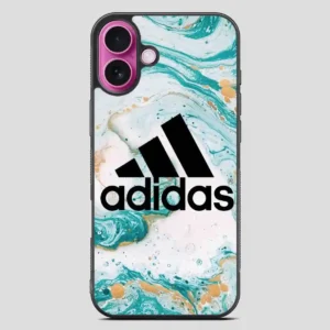 Adidas Matble Skyblue iPhone 16 Plus Case