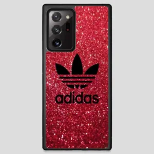 Adidas Red Glitter Samsung Galaxy Note 20 Ultra Case