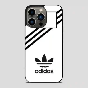 Adidas White Strip iPhone 13 Pro Case